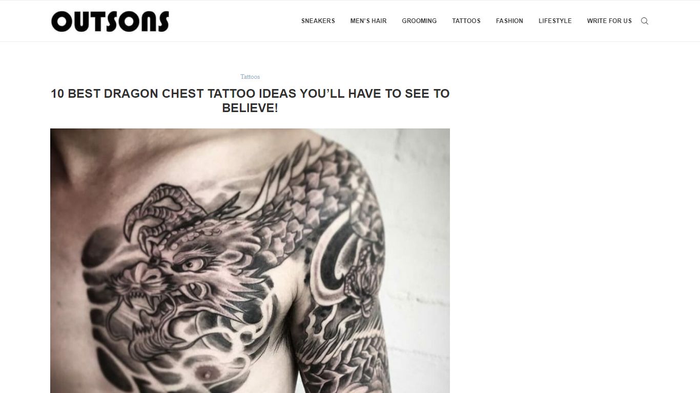 10 Best Dragon Chest Tattoo Ideas You’ll Have To See To Believe!